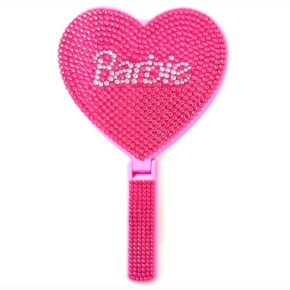 Barbie Rhinestone Hand Mirror